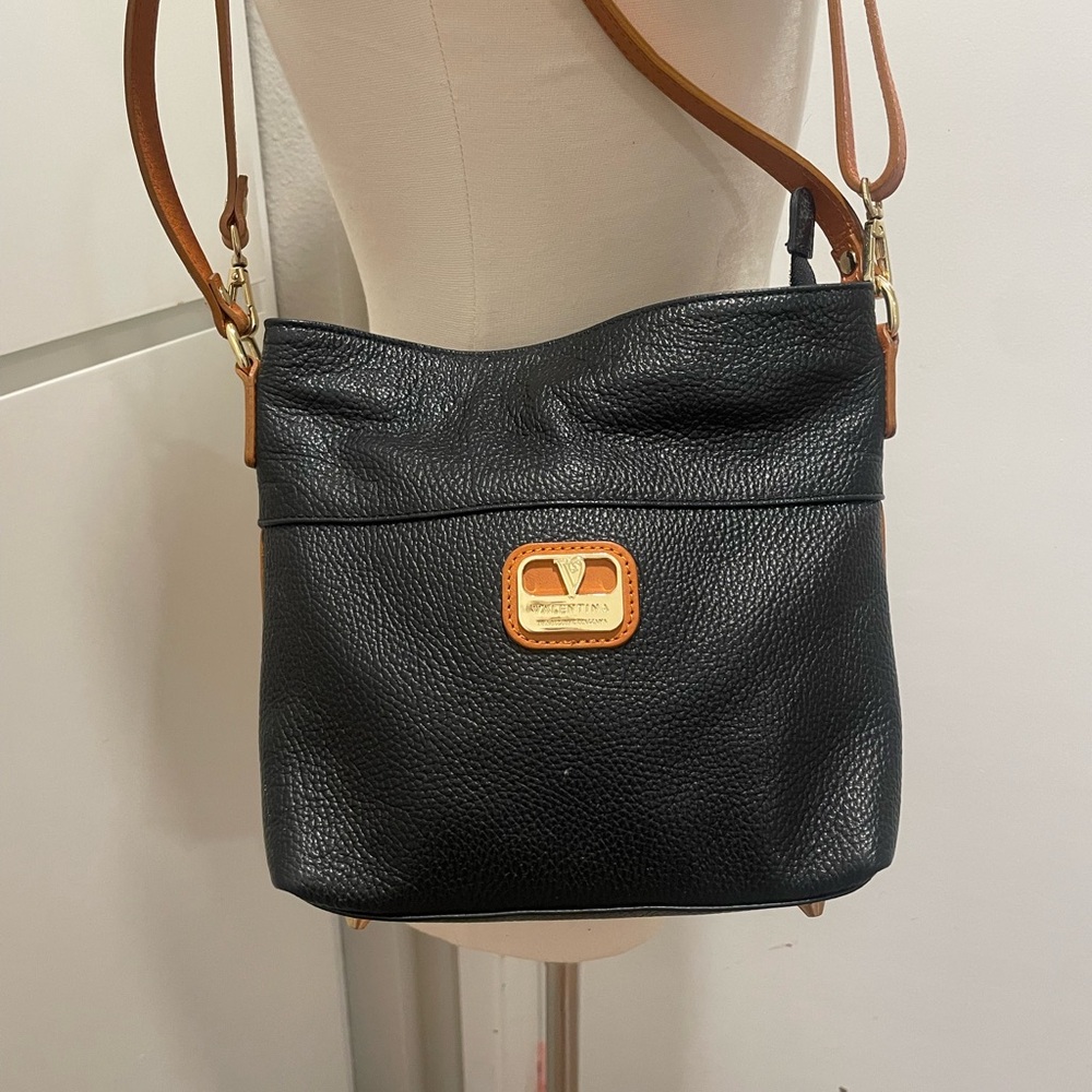 Valentina Pebbled leather purse